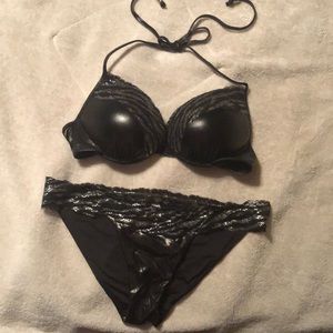 Victoria’s Secret Pink black swimsuit